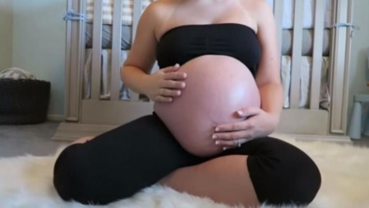 insarcinata in ultimele luni si a acoperit burta cu bandaje si vaselina e uluitor ce s a intamplat