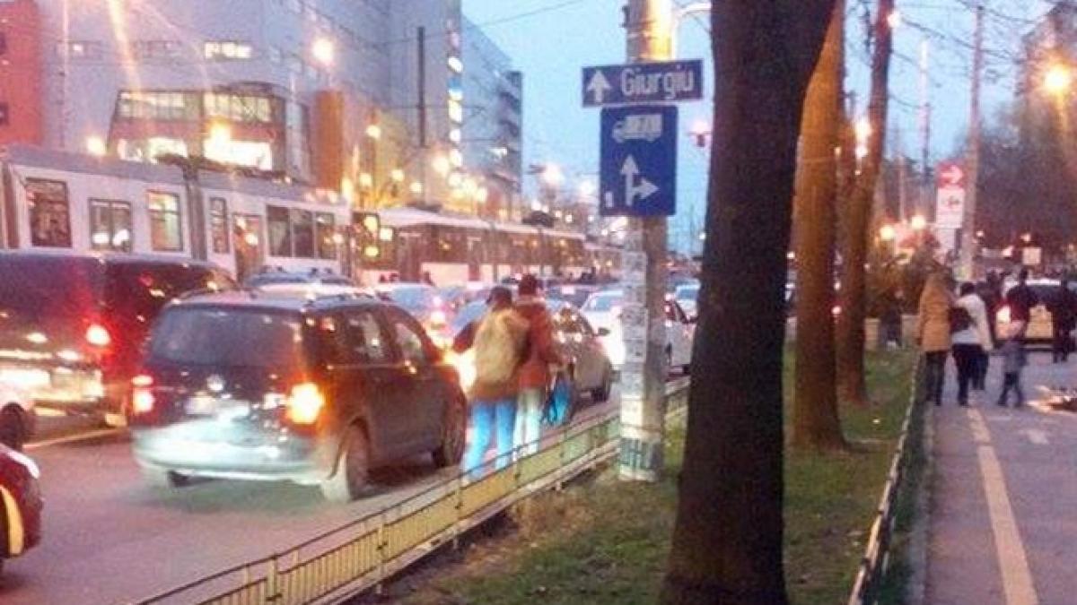 blocaj tramvai linie 41