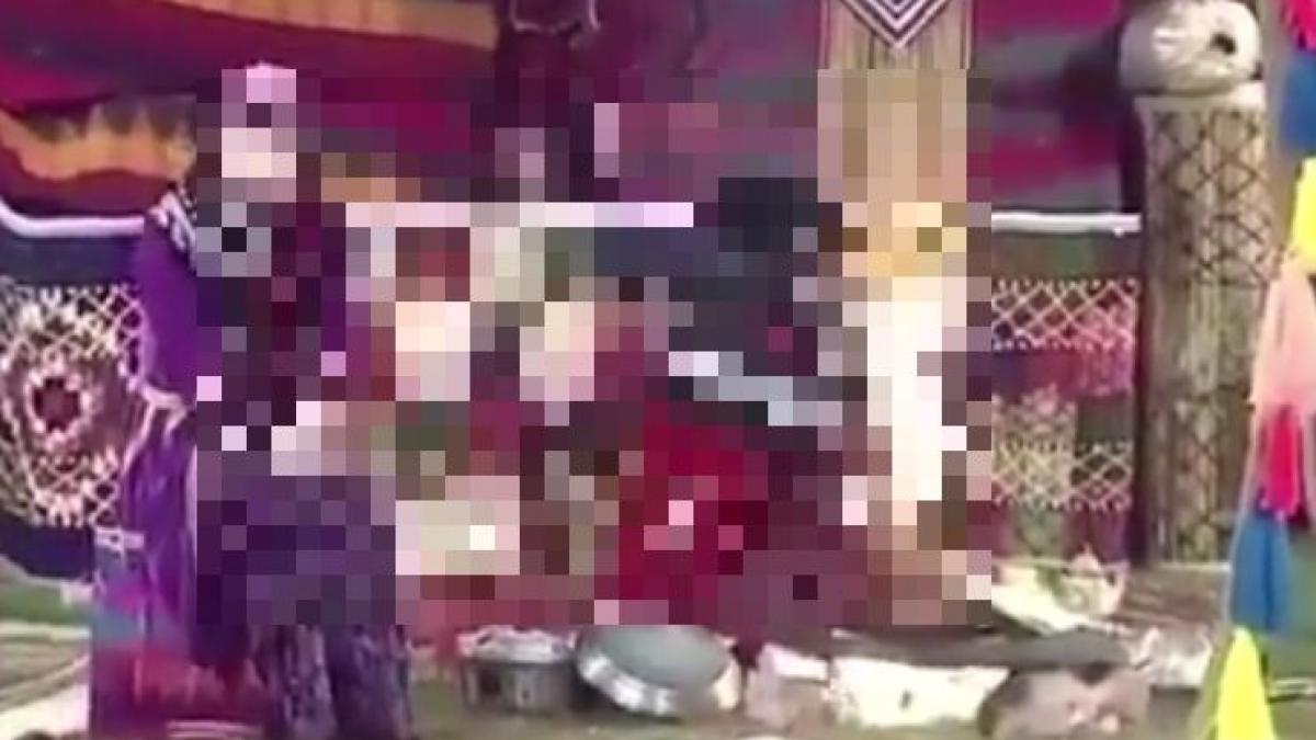 incident socant televiziune din iran a luat foc