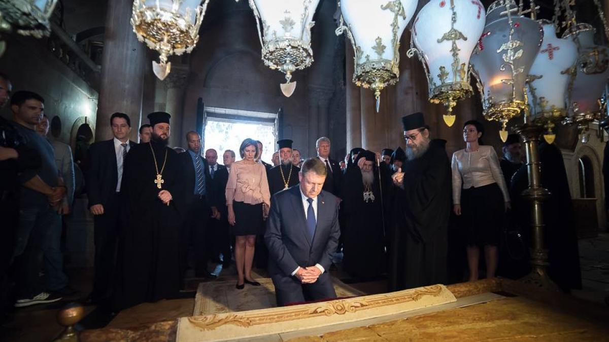 iohannis vizita israel biserica mormant