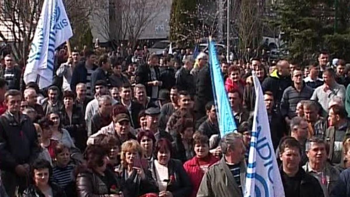 protest dacia mioveni