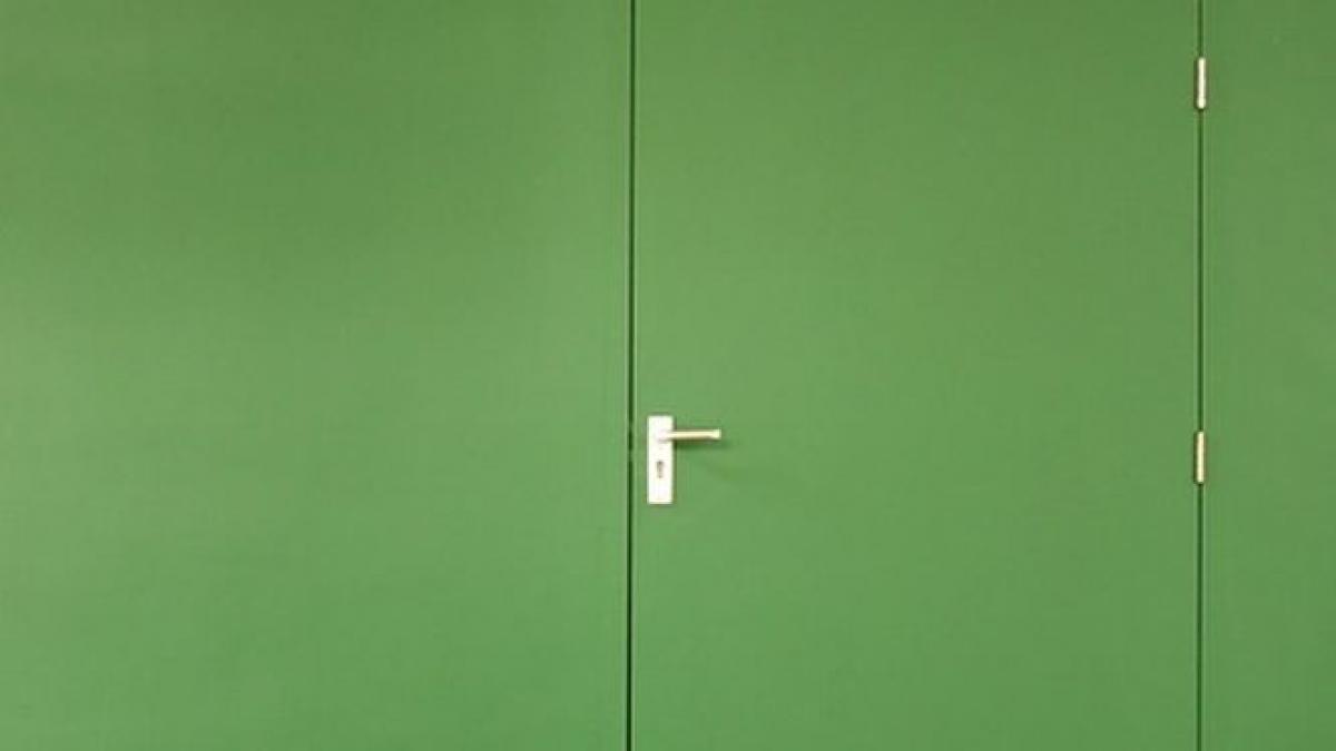 cum iti faci sala de sport in casa folosind o usa verde