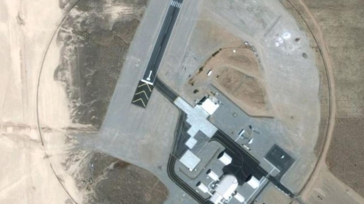 o zona secreta a fost facuta publica cu ajutorul google earth