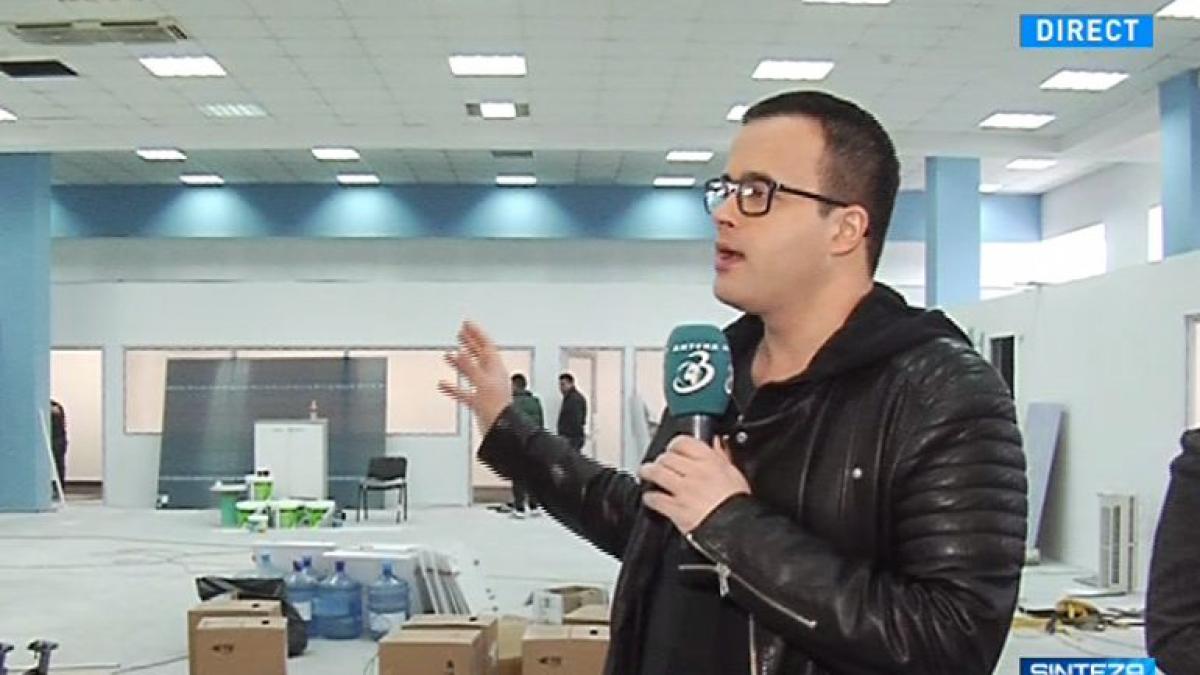 sinteza zilei imagini din sediul provizoriu al redactiei antena 3 mihai gadea