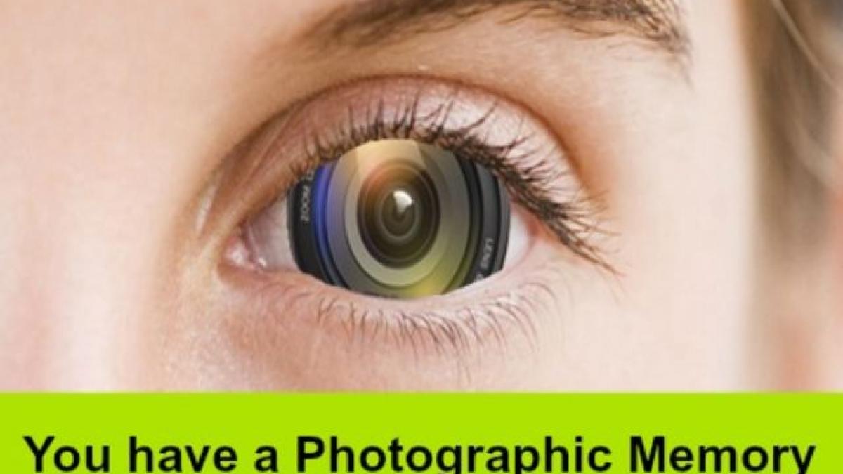 doar 1 din populatie poate trece acest test de memorie vizuala