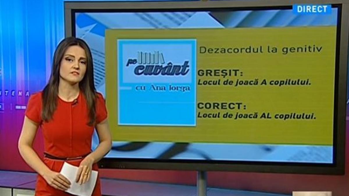 pe cuvant cu ana iorga gramatica