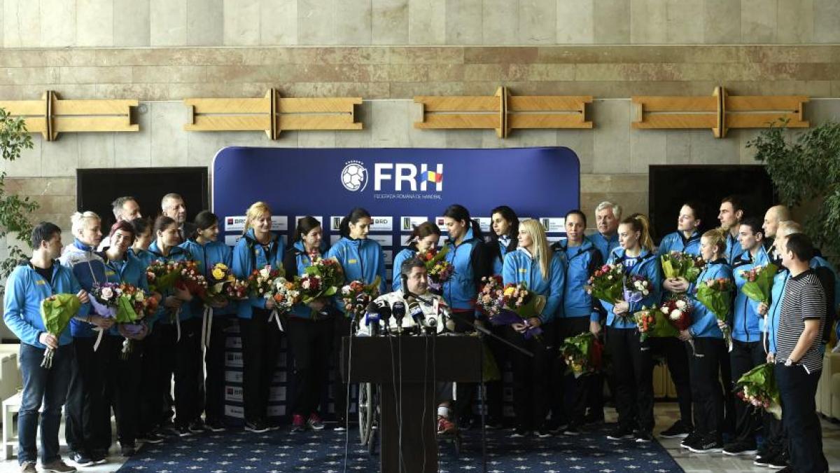 primire echipa nationala de handbal