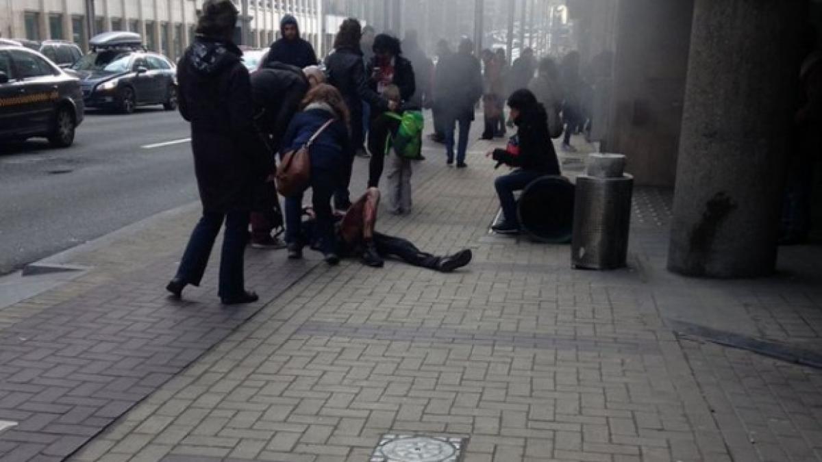 un roman a scapat cu viata din atacurile cu bomba de pe aeroportul din bruxelles am avut un noroc