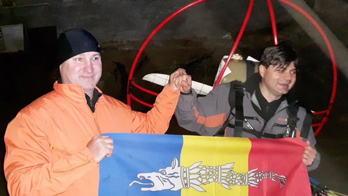 record mondial de zbor in interiorul salinei