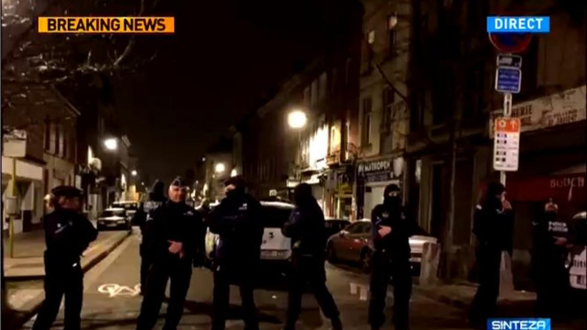 perchezitii si impuscaturi la bruxelles