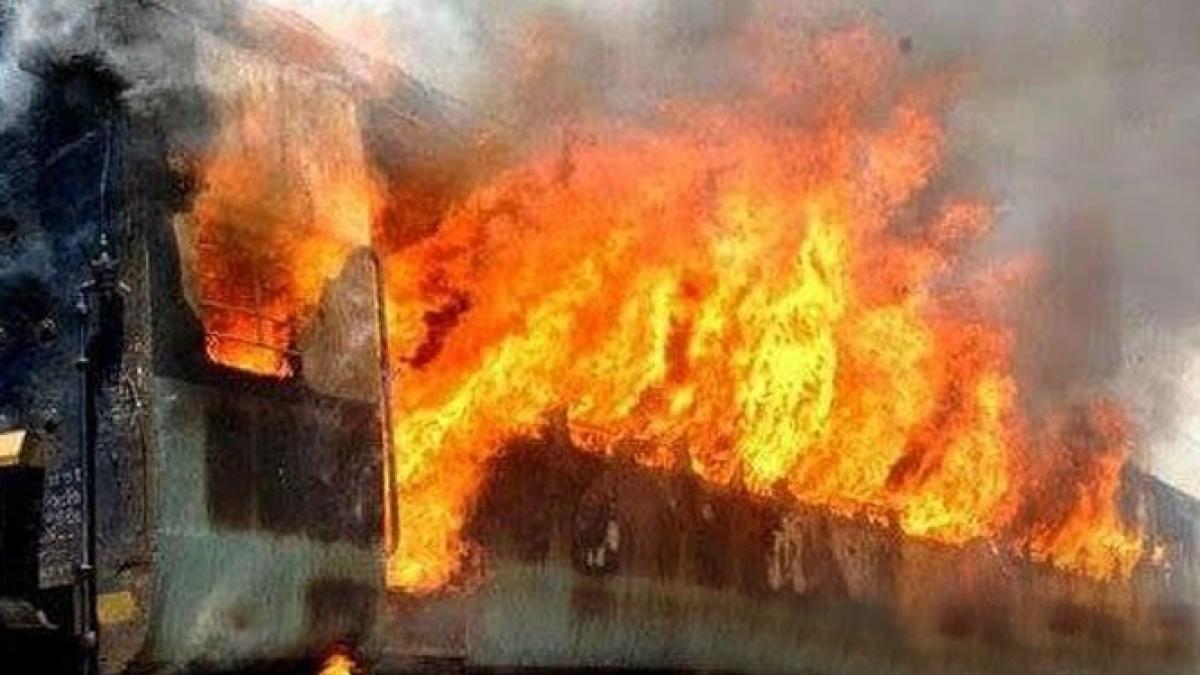 incendiu puternic in gara de nord din timisoara