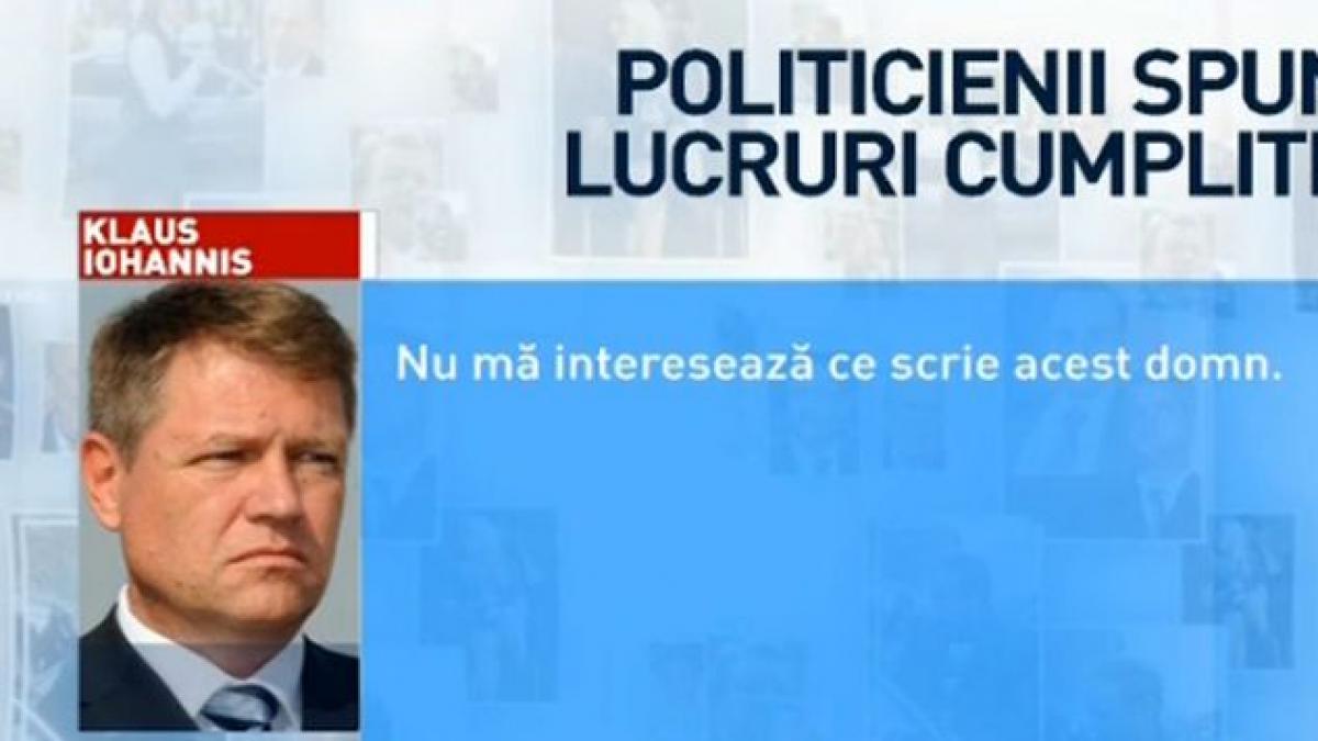 deziluzia optica politicienii spun lucruri cumplite