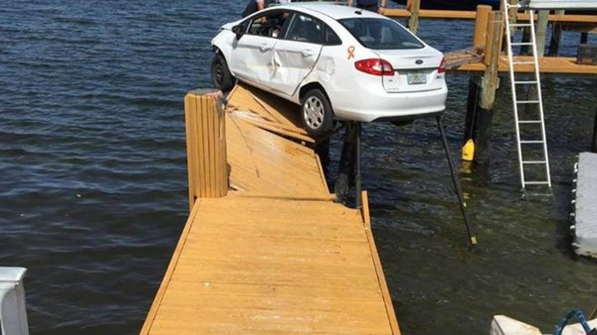 a fost salvata in ultimul moment nimeni nu pricepe cum a reusit soferita sa ajunga acolo