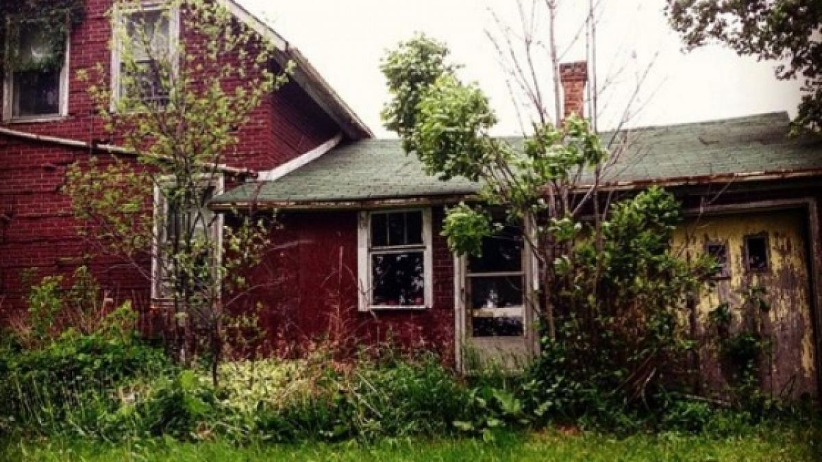 credea ca aceasta casa este parasita si a vrut sa vada cum arata interiorul cand a deschis usa a