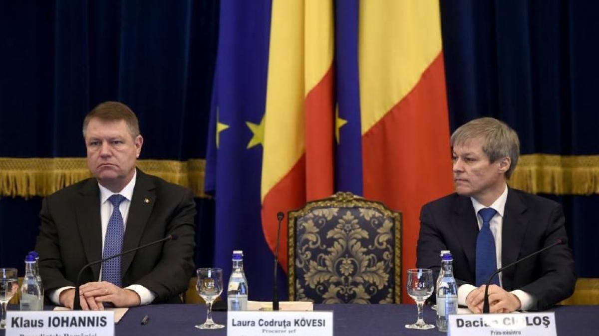 presedintele klaus iohannis se intalneste cu premierul dacian ciolos