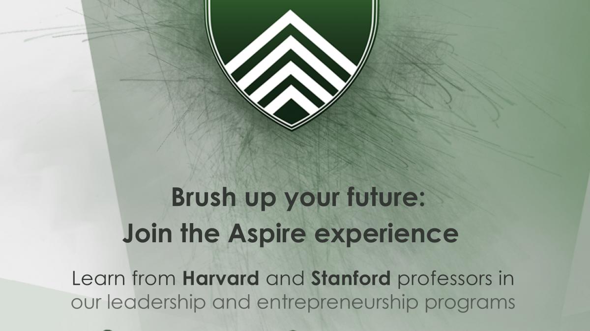 aspire singurul program de leadership si antreprenoriat din romania cu profesori de la harvard