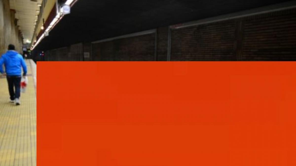 ce a aparut pe sinele de tren din statiile de metrou toti calatorii s au oprit sa faca poze