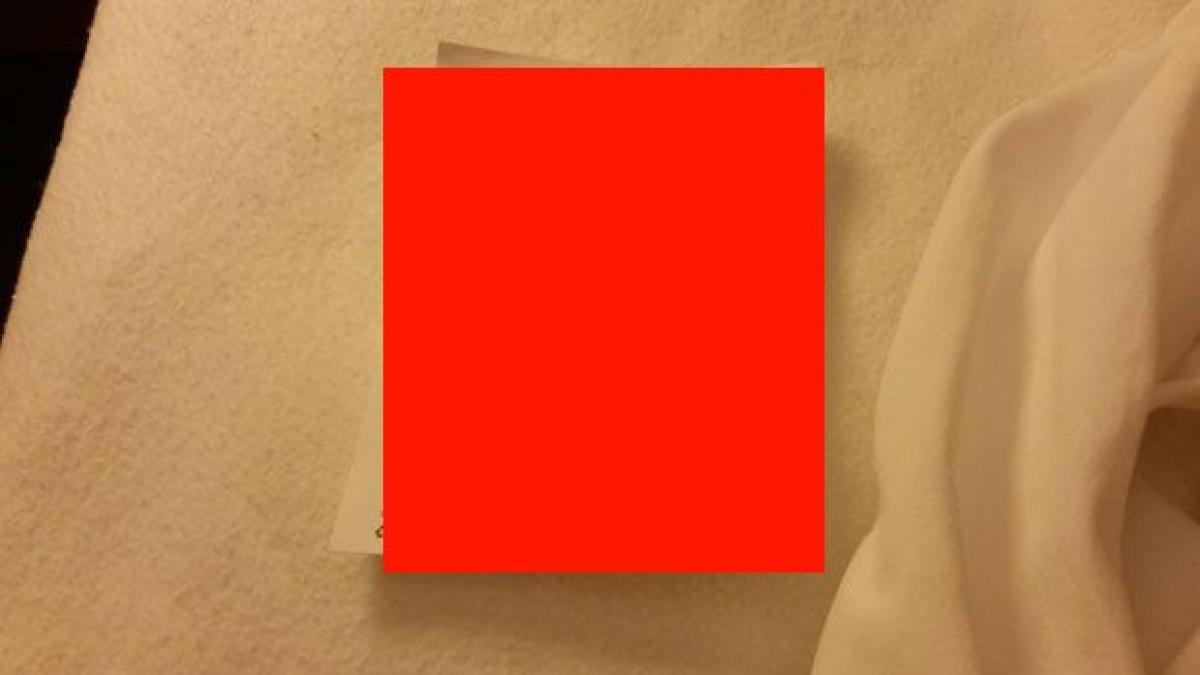 au intrat in camera de hotel totul parea normal pana in momentul in care au dat cearceaful la o