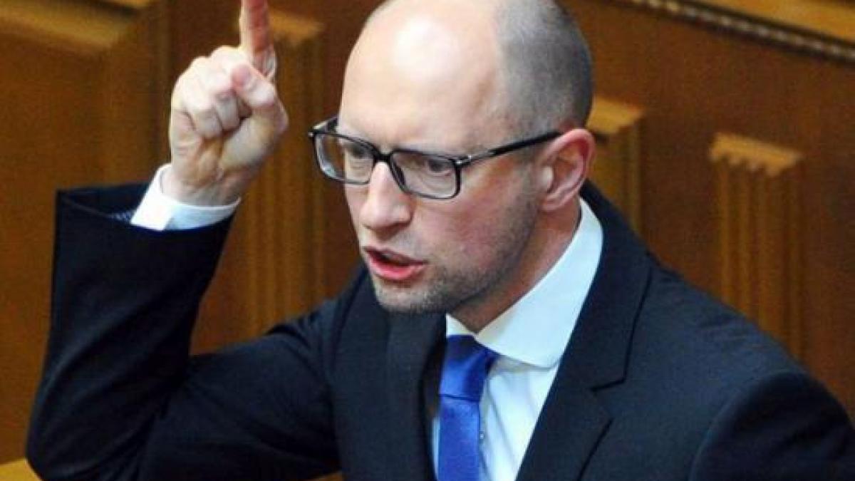 premierul ucrainean arseni iateniuk si a anuntat demisia