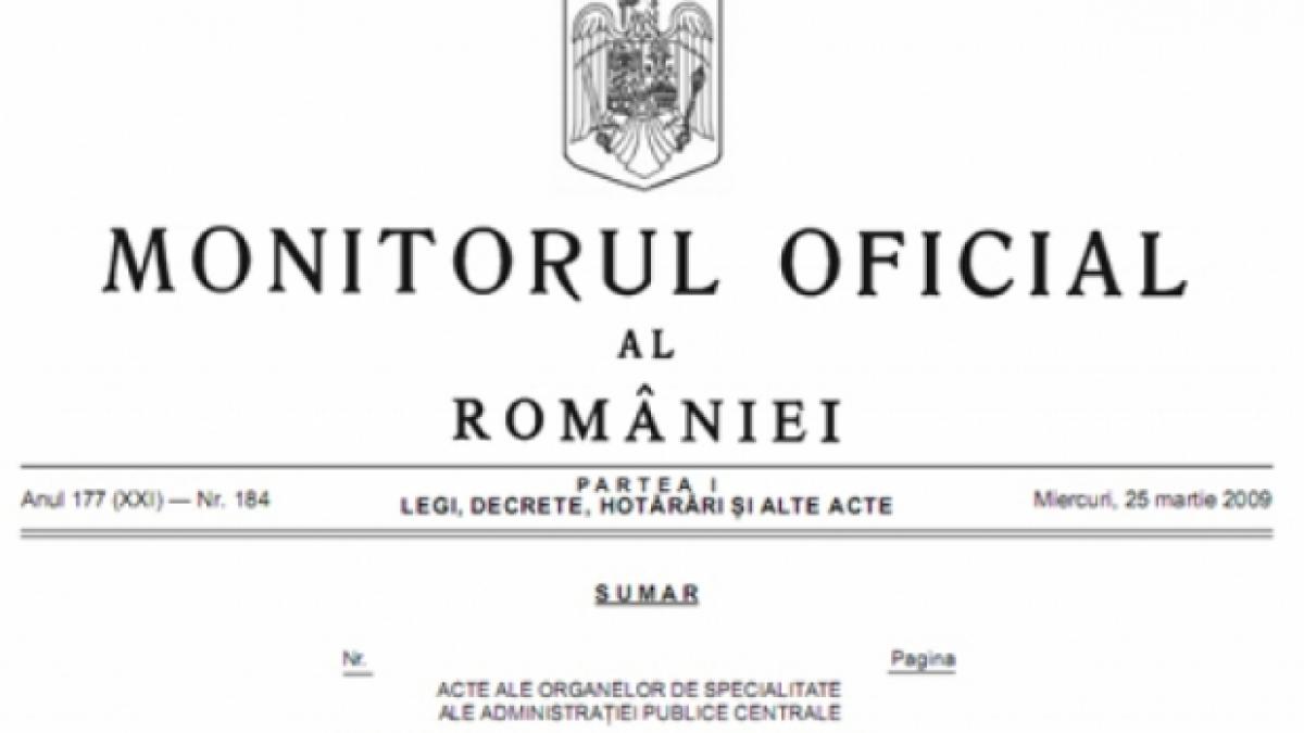 monitorul oficial disponibil permanant online