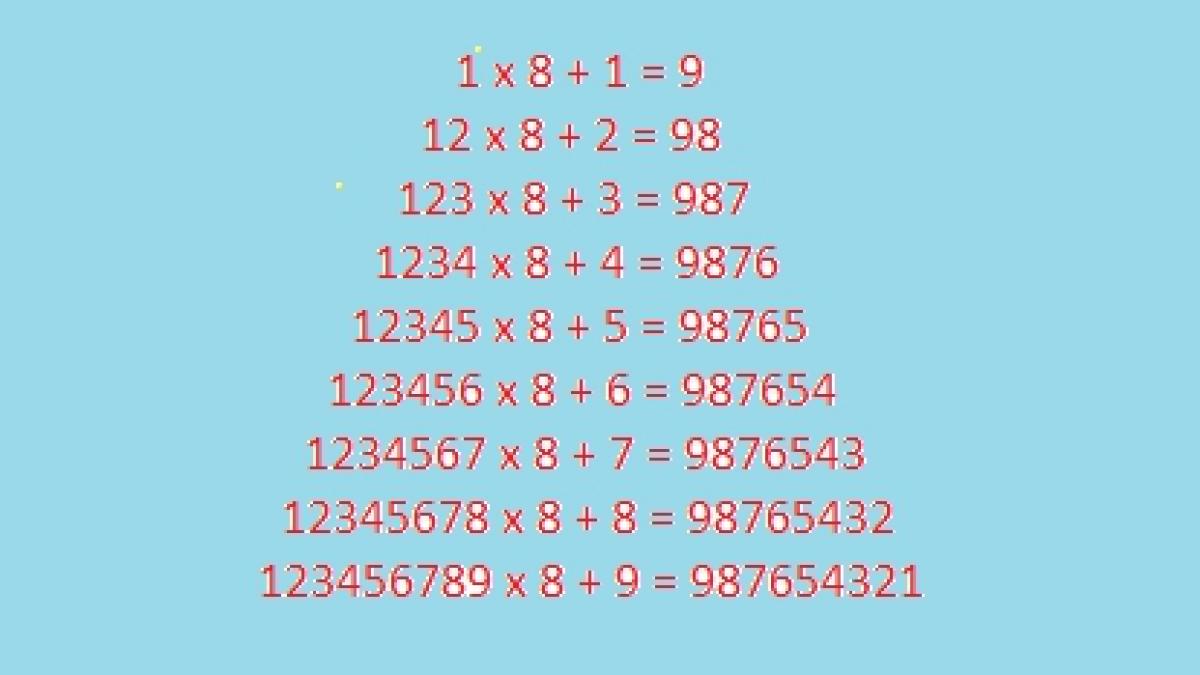 patru simetrii uluitoare ale numerelor foto