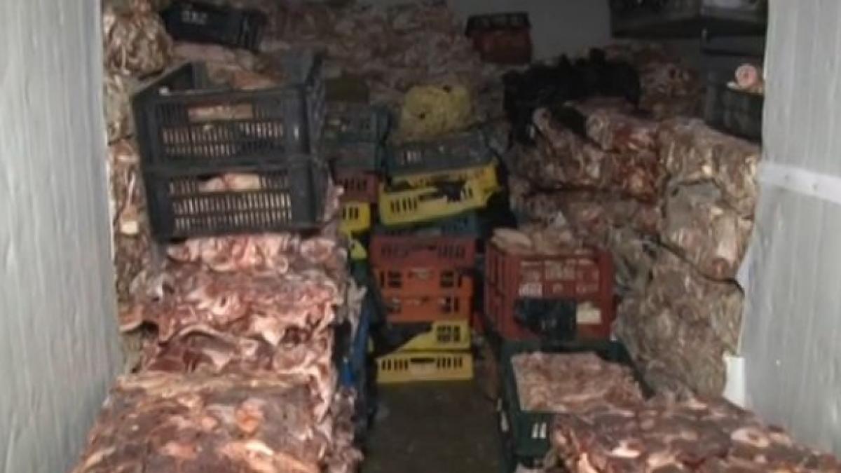 pericol pentru sanatate au fost gasite 20 de tone de carne cu mucegai