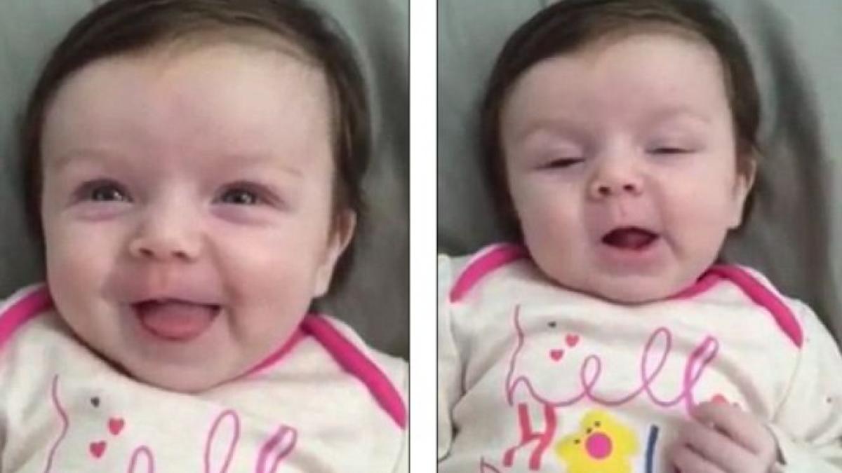 un bebelus din marea britanie a pronuntat primul sau cuvant la nici trei luni de viata