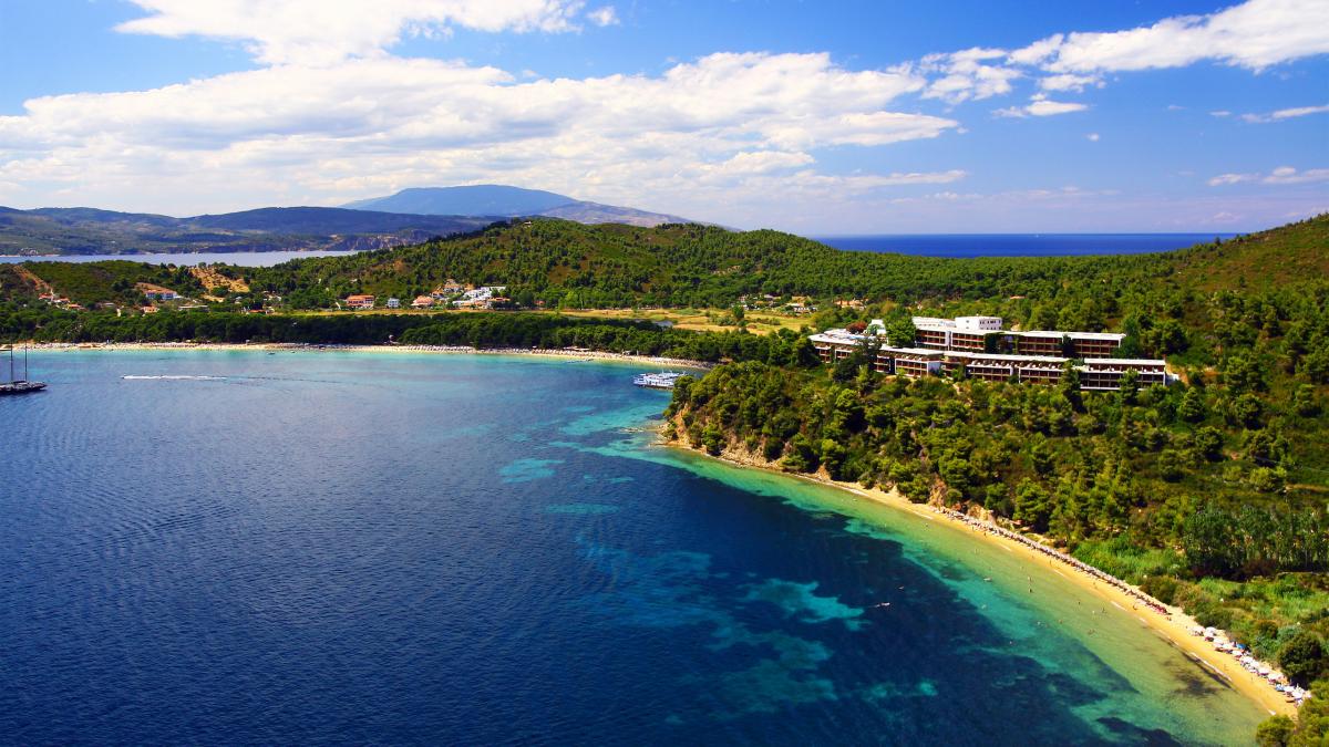 koukounaries plaja simbol a insulei skiathos