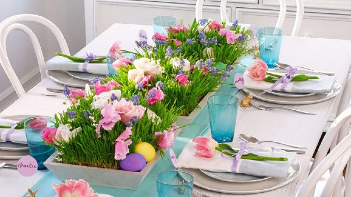 pasti idei de amenajare si decorare a mesei festive