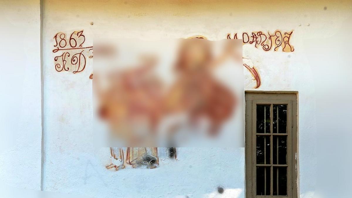 pictura ciudata de pe o biserica din romania mit teribil