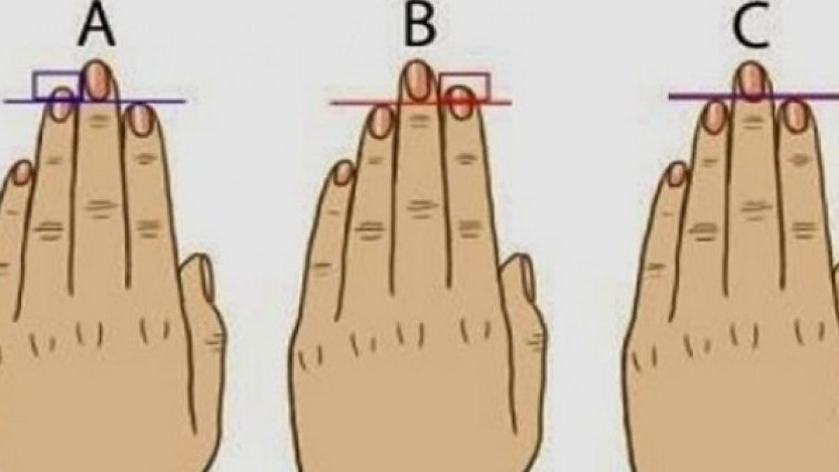 ce spune lungimea degetelor de la mana despre personalitatea ta