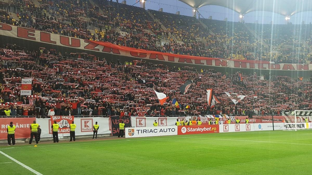 coregafie impresionanta pe stadion dinamo