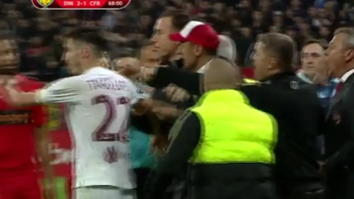 dinamo cfr cluj bataie in toata regula pe teren in finala cupei romaniei