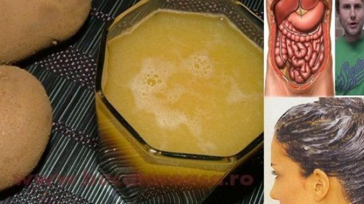 genial a baut in fiecare zi suc de cartofi cruzi pe stomacul gol ce a observat imediat