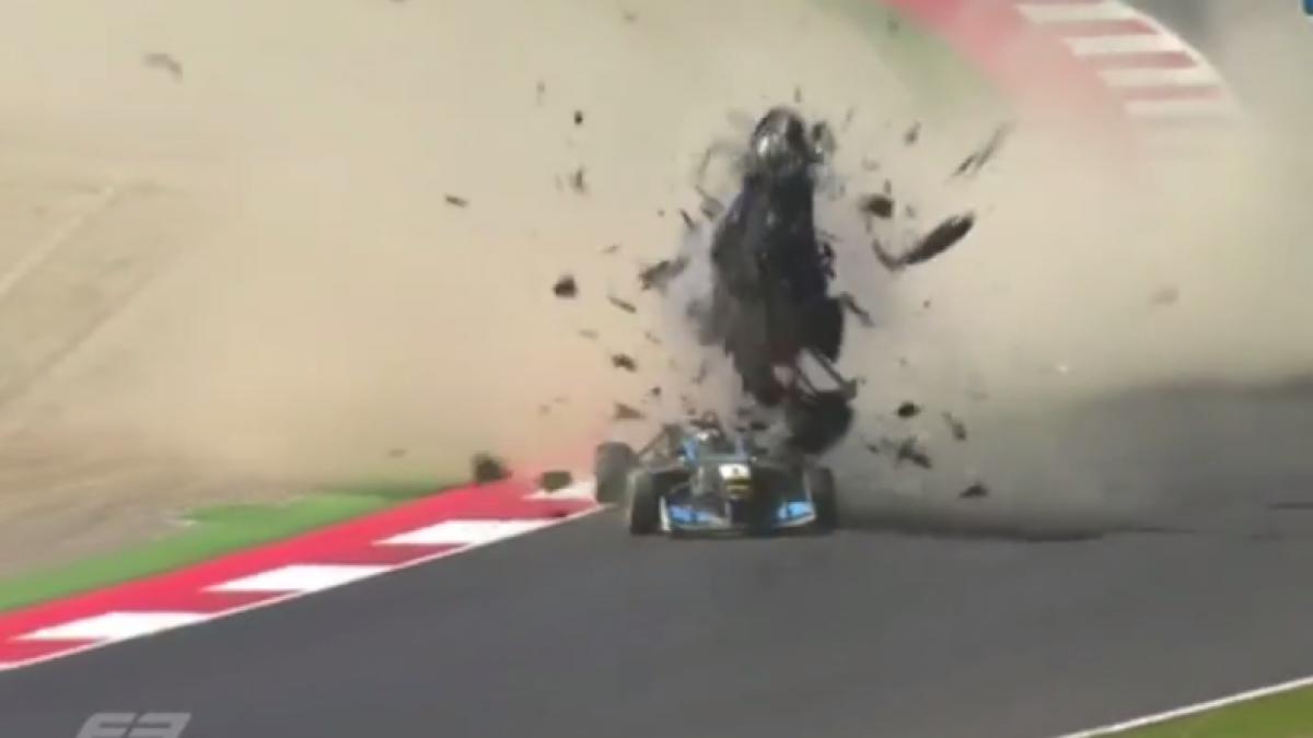 accident spectaculos in etapa formula 3 din austria video