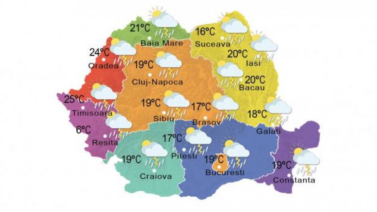 cum va fi vremea in urmatoarele zile ce anunta meteorologii