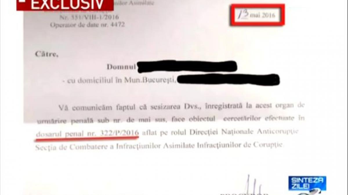 document oficial exista un dosar penal deschis la dna pe numele lui condrea si hexi pharma
