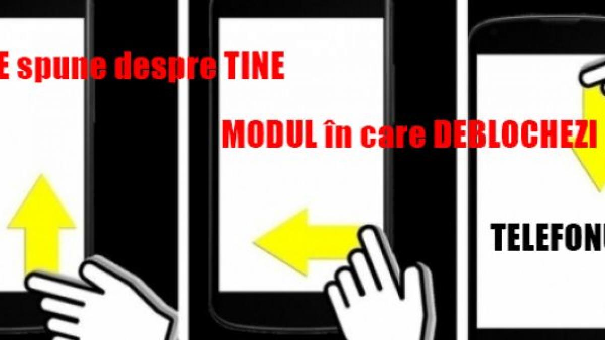 modul in care deblochezi telefonul spune multe despre tine tu ce fel de cod ai