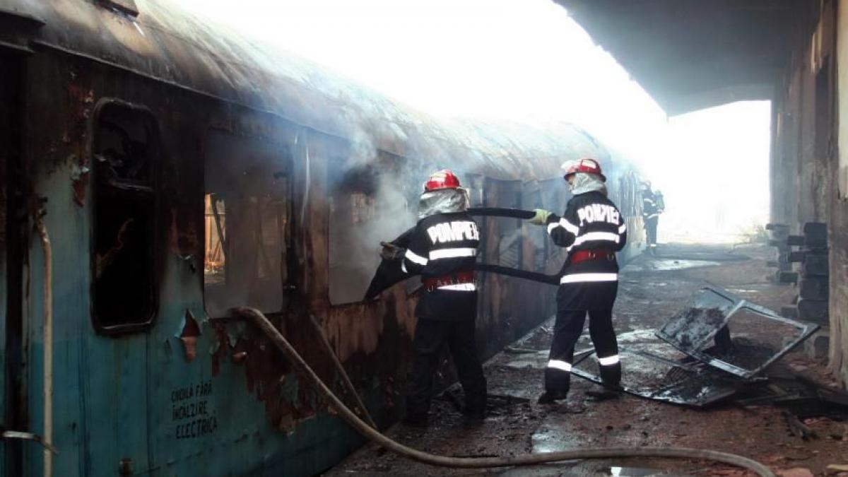 incendiu locomotivaa