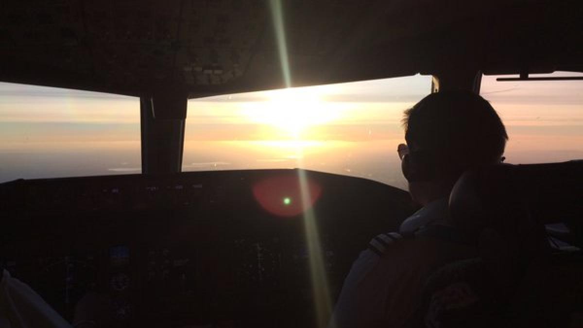 cum se vede aterizarea din locul pilotului imagini spectaculoase