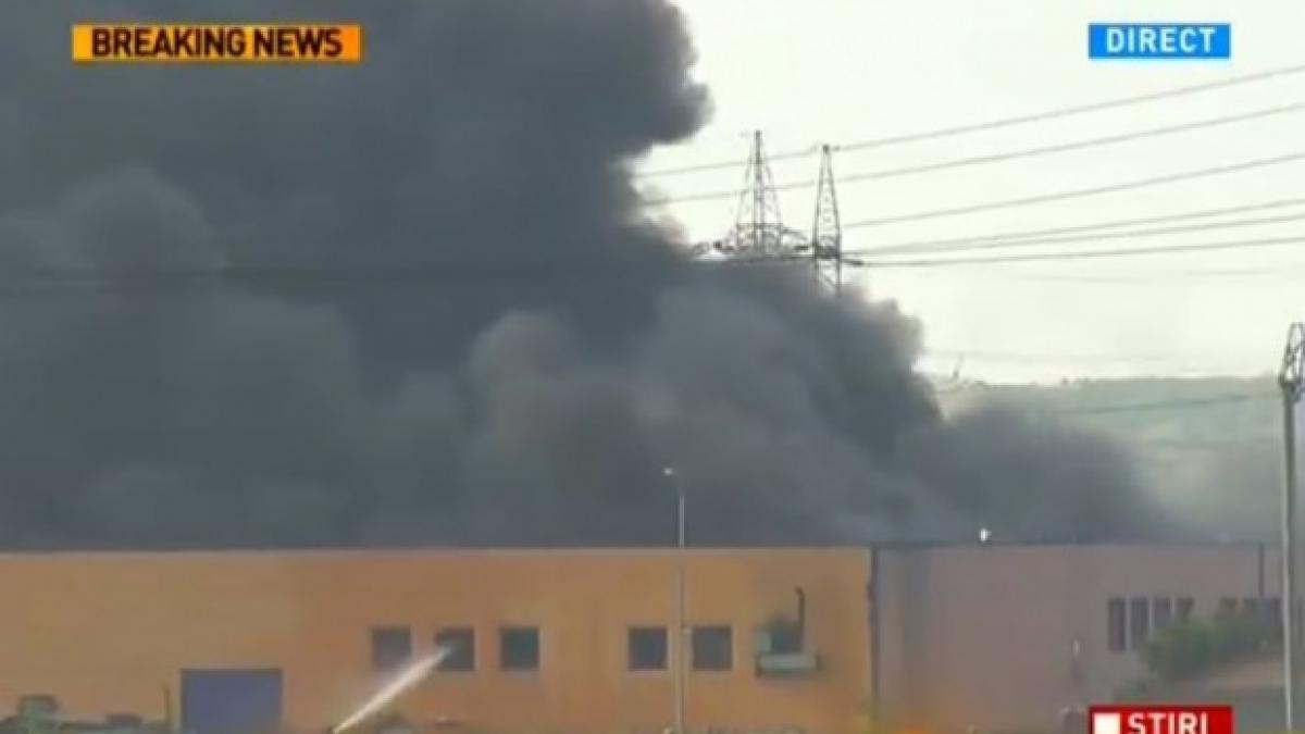 incendiul de la jilava inca nu a fost stins