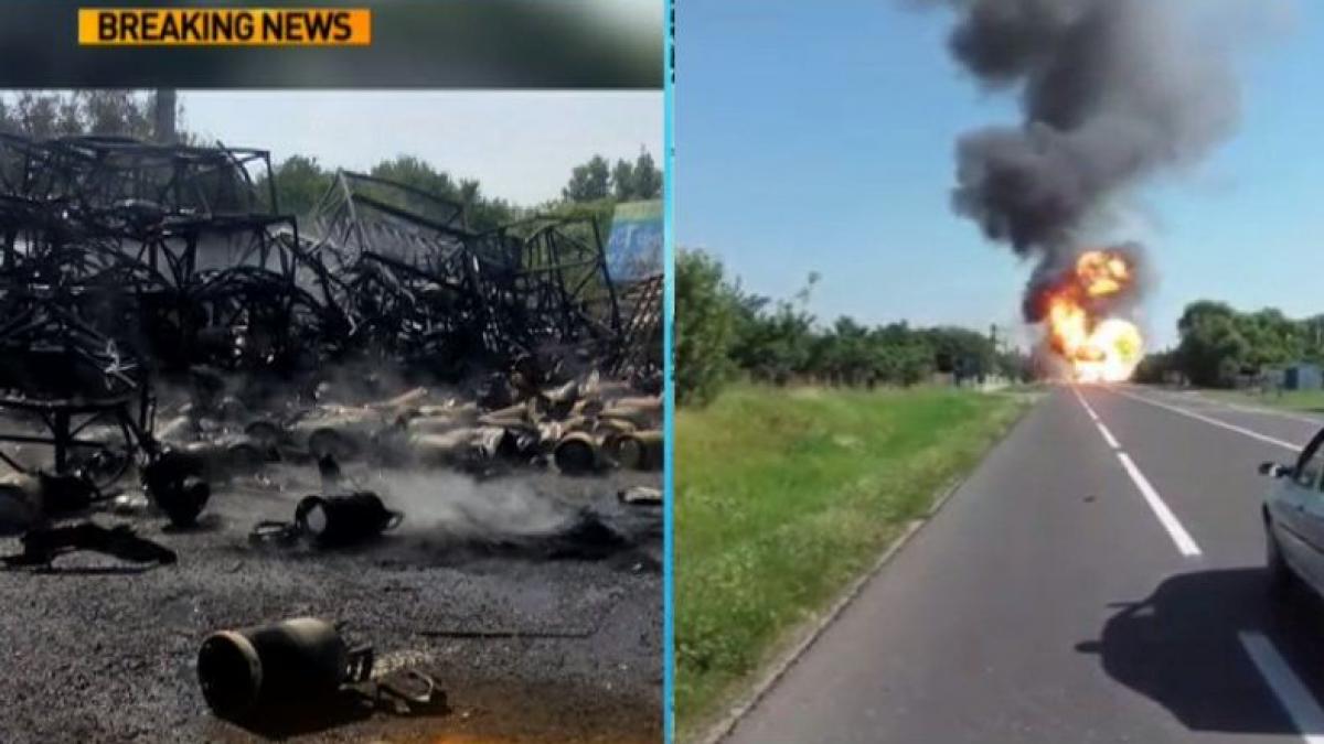 ce se intampla cu buteliile si resturile de la incendiu