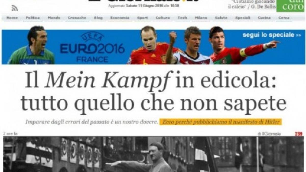 italia cotidian il giornale mein kampf hitler