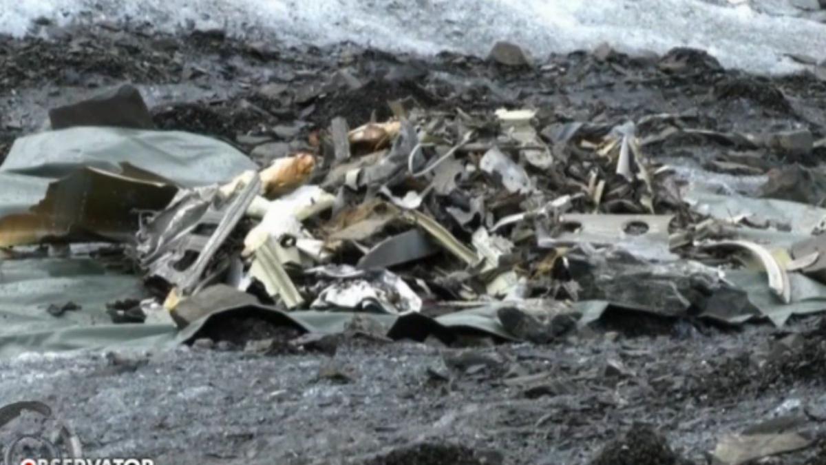 avion eliberat de gheata dupa 60 de ani