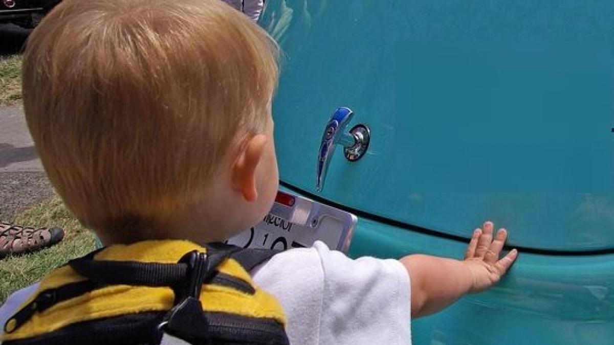 s a urcat in masina ca sa caute o jucarie si nu s a mai intors