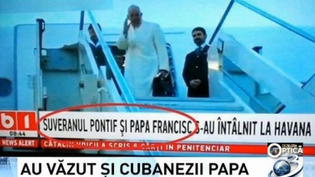 deziluzia optica au vazut si cubanezii papa
