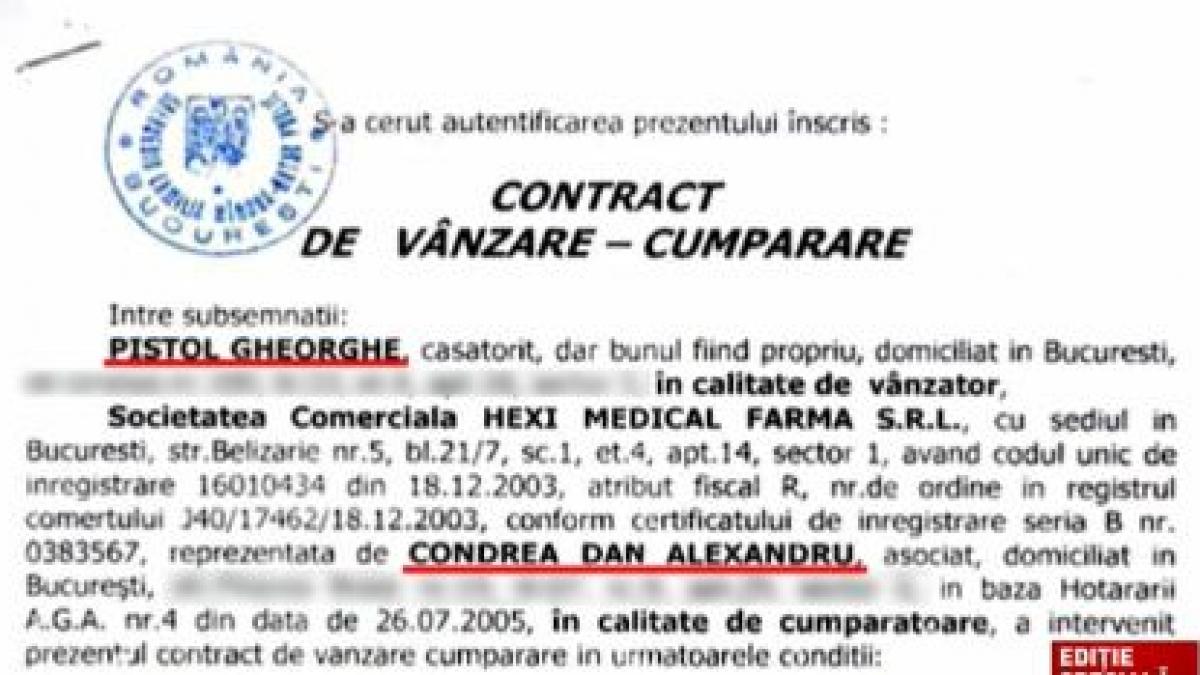 sinteza zilei documentul care explica legatura dintre dan condrea si locul mortii