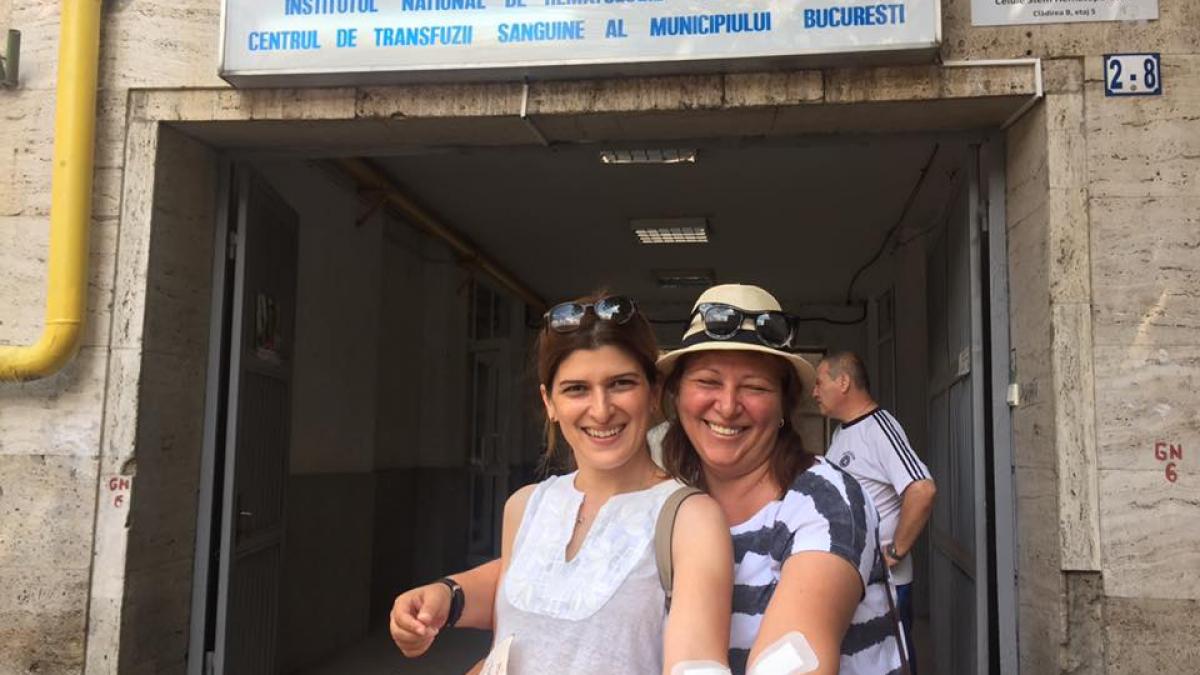 doneaza viata donatori de sange jurnalisti antena 3