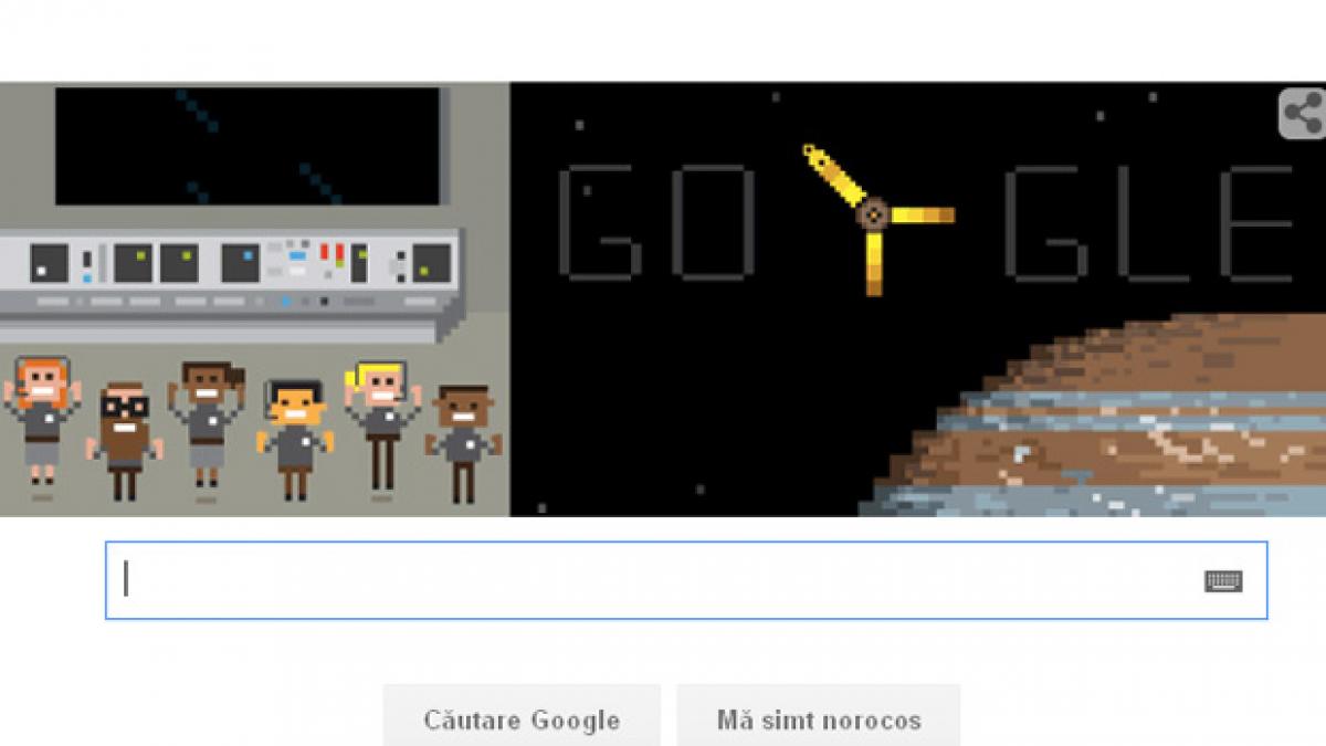 plasarea sondei juno a nasa pe orbita lui jupiter marcata de google printr un doodle
