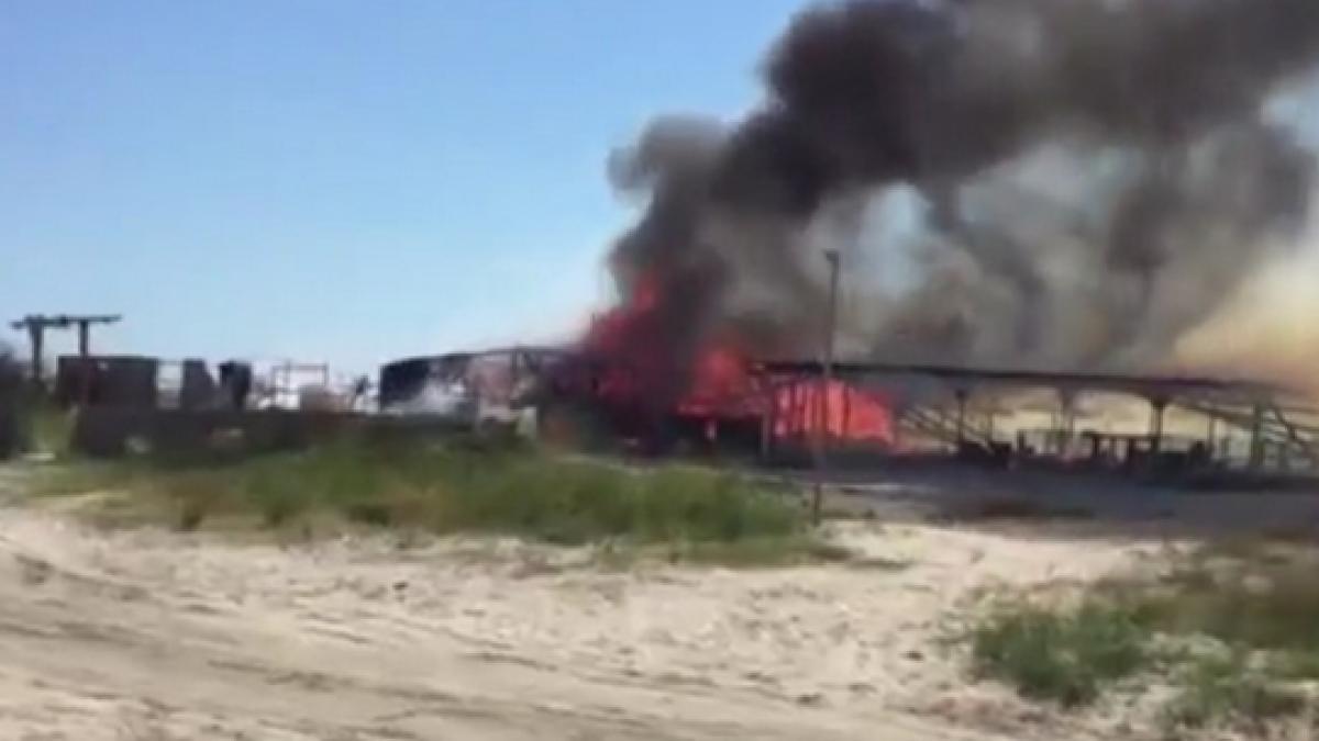 incendiu devastator la vadu primele imagini de la fata locului